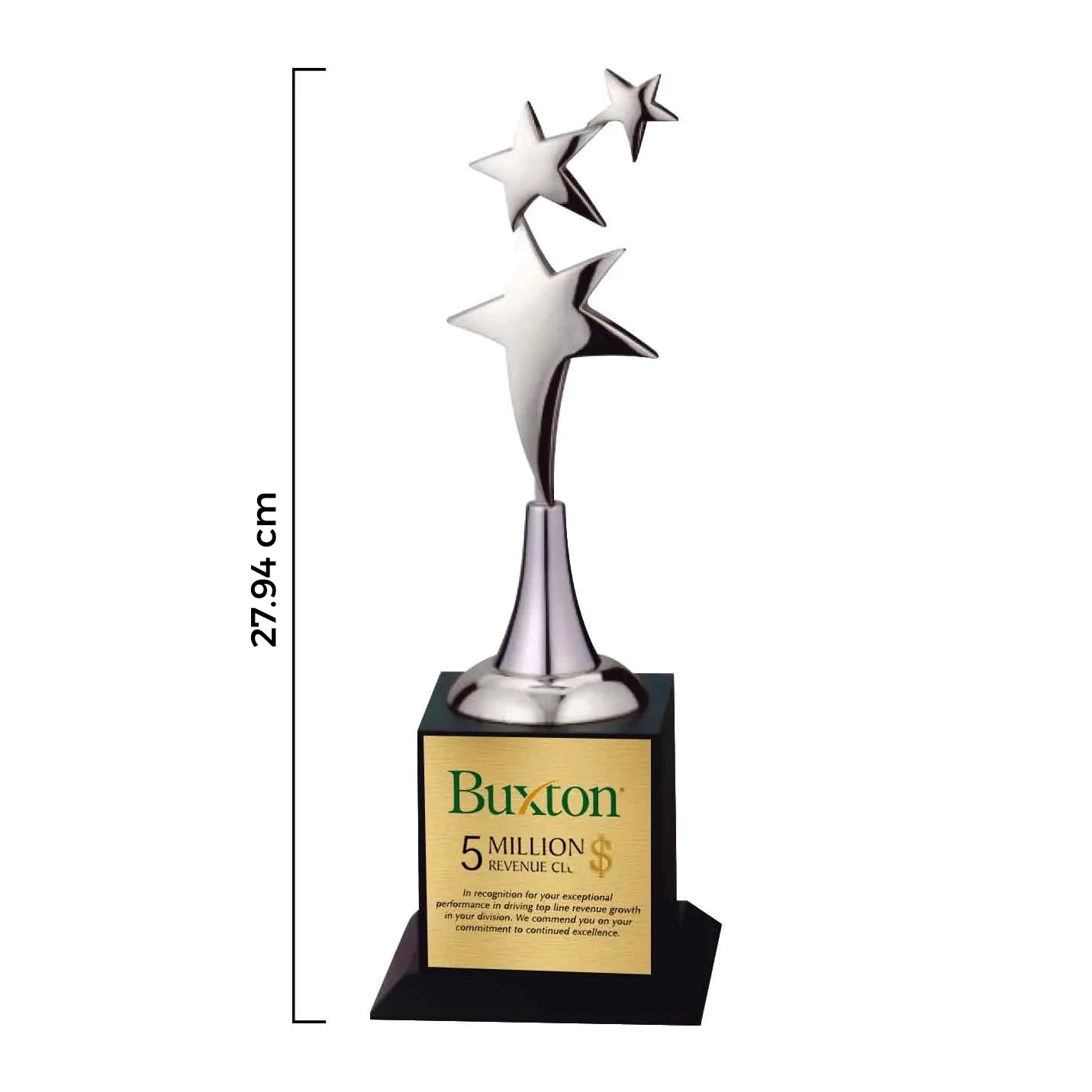 Majestic 3-Star Silver Champion Trophy Img 2